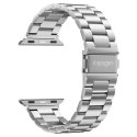 Bransoleta Spigen Modern Fit Band do Apple Watch 8 / 9 / 10 / 11 / SE / Ultra (44 / 45 / 46 / 49 mm) Srebrna