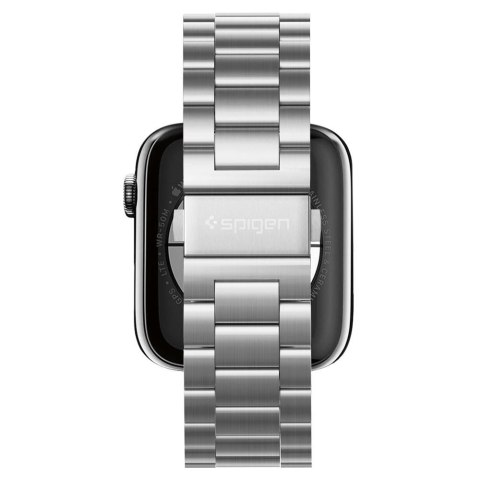Bransoleta Spigen Modern Fit Band do Apple Watch 8 / 9 / 10 / 11 / SE / Ultra (44 / 45 / 46 / 49 mm) Srebrna