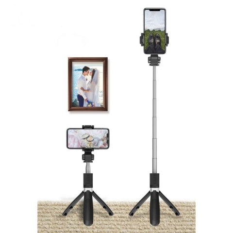 Kijek Selfie Stick Statyw Bluetooth Tech-Protect L01S - Czarny