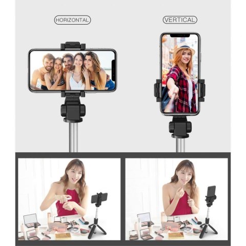 Kijek Selfie Stick Statyw Bluetooth Tech-Protect L01S - Czarny