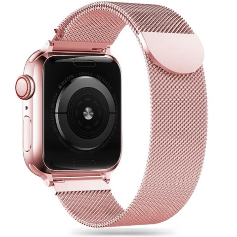 Tech-Protect Milaneseband Apple Watch 8 / 9 / 10 / 11 / SE / ULTRA (44 / 45 / 46 / 49 Mm) Różowe złoto