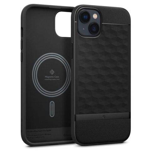 Etui Caseology Parallax Mag iPhone 15 Plus 14 Plus MagSafe Czarne Case