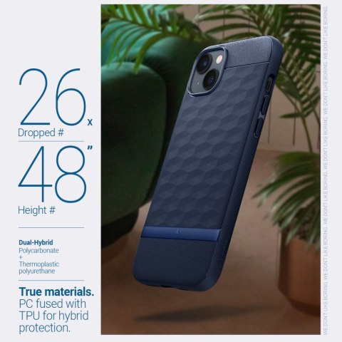 Etui Caseology Parallax Mag iPhone 15 Plus 14 Plus MagSafe Czarne Case