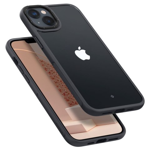 Etui Caseology Skyfall iPhone 15 Plus 14 Plus Przezroczyste Czarne Case