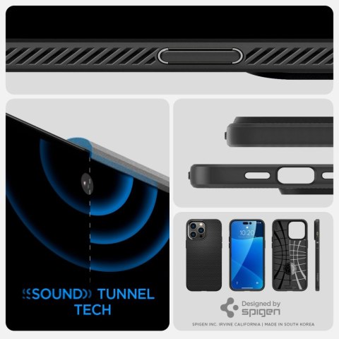 Etui Spigen Liquid Air do iPhone 14 Pro, czarne