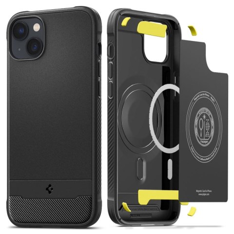 Etui Spigen Rugged Armor Mag MagSafe iPhone 14 Matowe Czarne