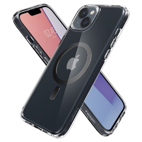 Spigen Ultra Hybrid Mag MagSafe iPhone 14 Plus / 15 Plus włókno węglowe