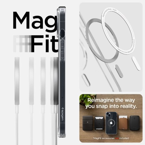 Spigen Ultra Hybrid Mag MagSafe iPhone 14 Plus / 15 Plus włókno węglowe