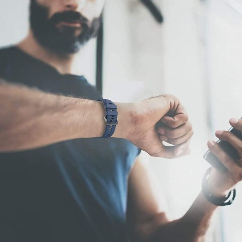 Tech-Protect Iconband Garmin Fenix 5 / 6 / 6 Pro / 7 Niebieski Granatowy