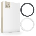 Tech-Protect MagMat MagSafe universal magnetic ring 2-pack czarno-srebrny