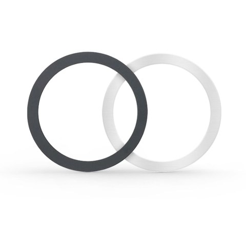 Tech-Protect MagMat MagSafe universal magnetic ring 2-pack czarno-srebrny