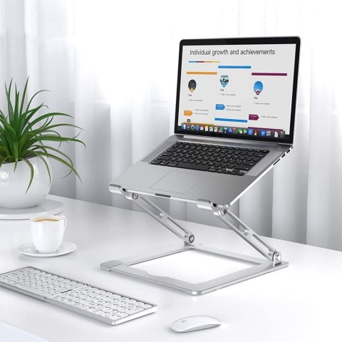 Tech-Protect ULS400 ProDesk Uniwersalna Podstawka pod Laptopa Srebrna