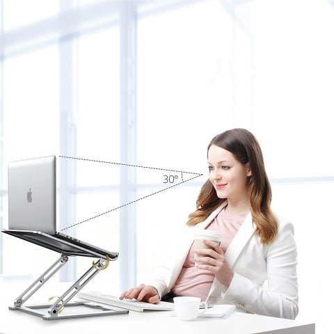 Tech-Protect ULS400 ProDesk Uniwersalna Podstawka pod Laptopa Srebrna