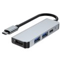 Tech-Protect V2-Hub Adapter 4w1 Szary