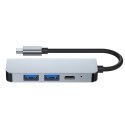 Tech-Protect V2-Hub Adapter 4w1 Szary