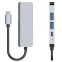 Tech-Protect V2-Hub Adapter 4w1 Szary