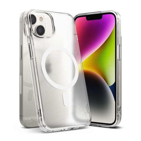 Ringke Fusion Magnetic MagSafe iPhone 14 Plus / 15 Plus matowy przezroczysty