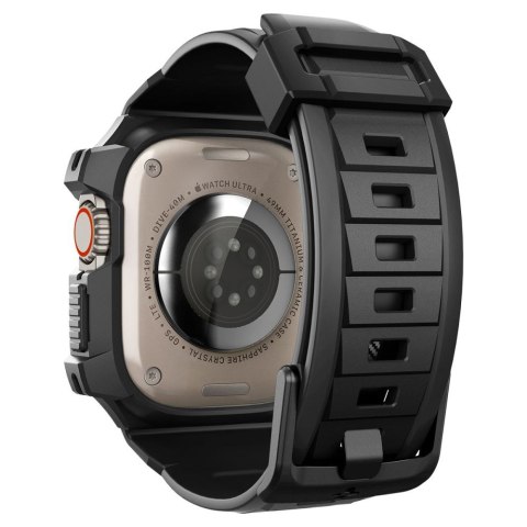 Spigen Rugged Armor 'Pro' Apple Watch Ultra 1 / 2 / 3 (49 mm) - Czarny