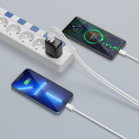 Ładowarka Sieciowa Tech-Protect C20W 2-Portowa PD 20W / QC3.0 - Czarna