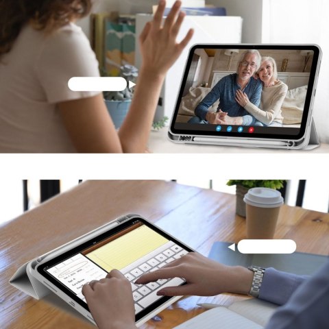 Etui do iPad 10.9" / 11" Tech-Protect SC Pen z Miejscem na Rysik - Szary