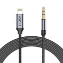 Tech-Protect UltraBoost Kabel Lightning do AUX Mini Jack 3.5mm 100cm Czarny