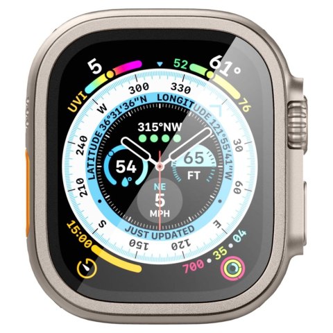 Szkło hartowane Spigen Glas.tR Slim Pro Apple Watch Ultra 1 / 2 / 3 / 4 (49 mm) - tytanowe