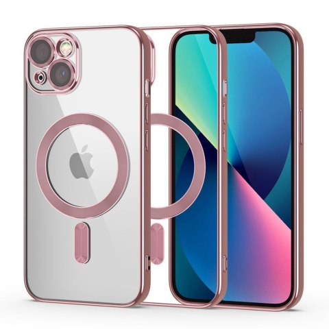 Tech-Protect MagShine MagSafe iPhone 13 Różowe złoto