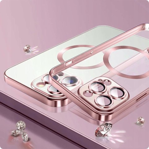 Tech-Protect MagShine MagSafe iPhone 13 Różowe złoto