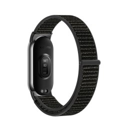 Tech-Protect Nylon pasek do Xiaomi Smart Band 8 / 9 / 10 / NFC czarny