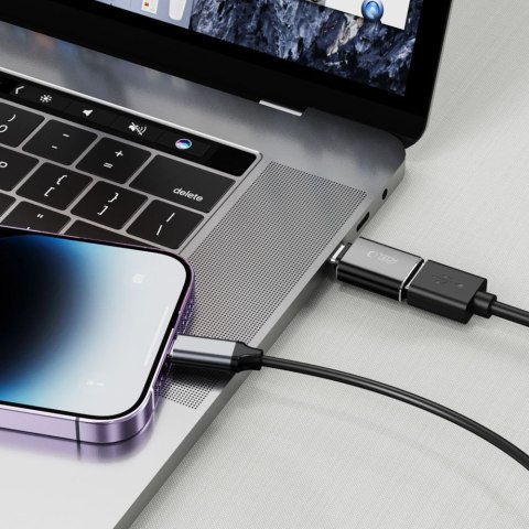 Tech-Protect UltraBoost Adapter Lightning do USB OTG Czarny