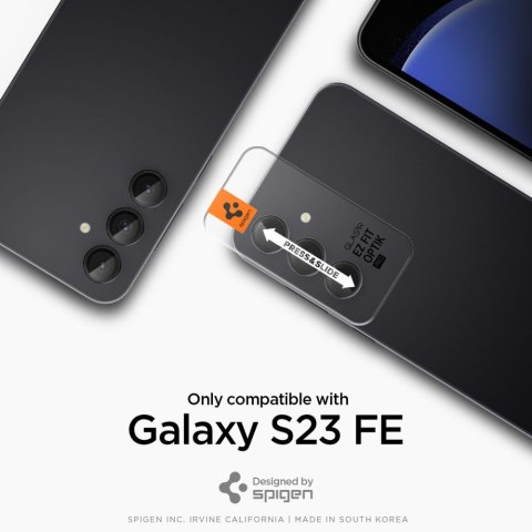 Szkło hartowane na aparat Spigen Optik.tr ez Fit Camera Protector Samsung Galaxy S23 FE Black