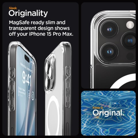 Spigen Ultra Hybrid Mag MagSafe iPhone 15 Pro Max biały
