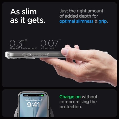 Spigen Ultra Hybrid Mag MagSafe iPhone 15 Pro Max biały