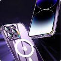 Etui Tech-Protect FlexAir Hybrid MagSafe do iPhone 15 Pro - Przezroczyste