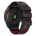 Tech-Protect Iconband PRO Garmin Fenix 3 / 5X / 3HR / 5X PLUS / 6X / 6X PRO / 7X Czarno-czerwony