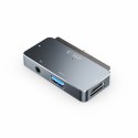 Tech-Protect V6-Hub Adapter 4w1 Szary