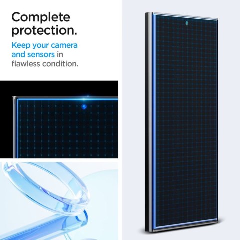 Szkło hartowane Spigen Glas.tR 'EZ Fit' 2-Pack Galaxy S24 Ultra - przezroczyste