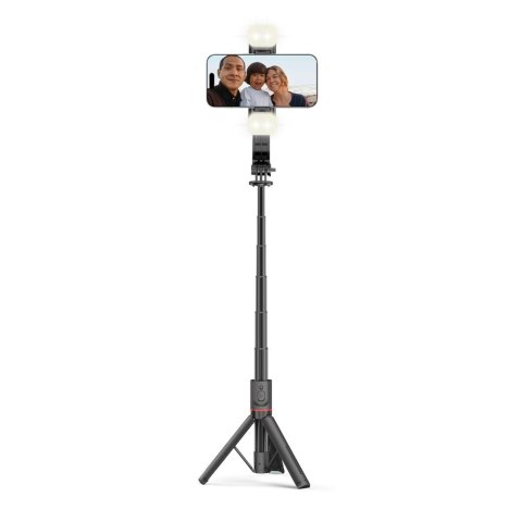 Kijek Selfie Stick Statyw Bluetooth z Lampa LED Tech-Protect L05S - Czarny