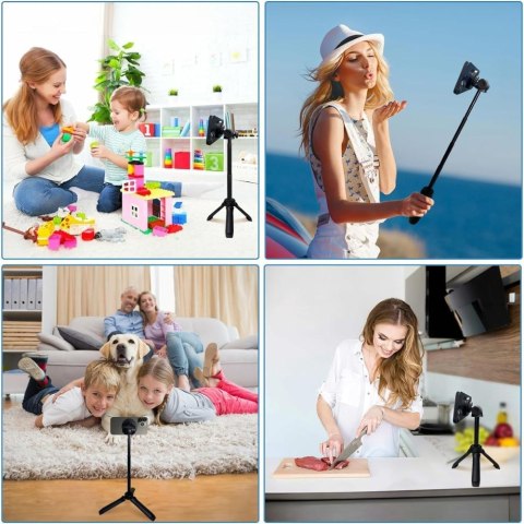 Kijek Selfie Stick Statyw Bluetooth MagSafe Tech-Protect L06S - Czarny