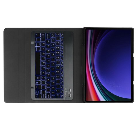 Tech-Protect SC Pen + Keyboard etui z klawiaturą do Galaxy Tab S9 FE+ Plus 12.4 X610 / X616B czarny