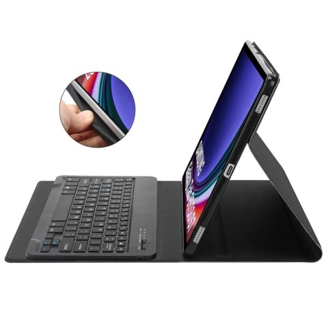 Tech-Protect SC Pen + Keyboard etui z klawiaturą do Galaxy Tab S9 FE+ Plus 12.4 X610 / X616B czarny