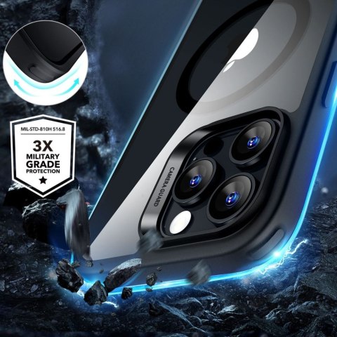 ESR Classic Hybrid Halolock MAGSAFE & Tempered Glass IPHONE 16 Pro Max Clear/black