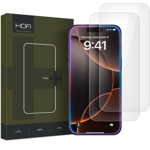 Szkło Hartowane Hofi Glass Pro+ 2-pack IPHONE 16 Pro / 17 / 17 Pro Clear