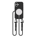 Etui ze Sznurkiem Tech-Protect MagNecklace MagSafe do iPhone 16 - Czarne