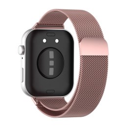 Tech-Protect Milaneseband Huawei Watch Fit 3 / 4 / 4 Pro Różowe złoto