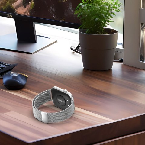 Tech-Protect Milaneseband Huawei Watch Fit 3 / 4 / 4 Pro Różowe złoto