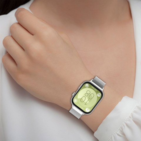 Tech-Protect Milaneseband Huawei Watch Fit 3 / 4 / 4 Pro Różowe złoto