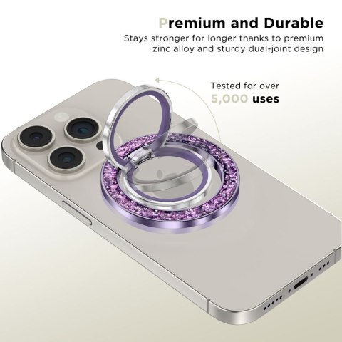 Tech-Protect MMR200 Magnetic MagSafe phone ring Purpurowy