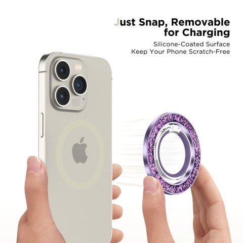 Tech-Protect MMR200 Magnetic MagSafe phone ring Purpurowy