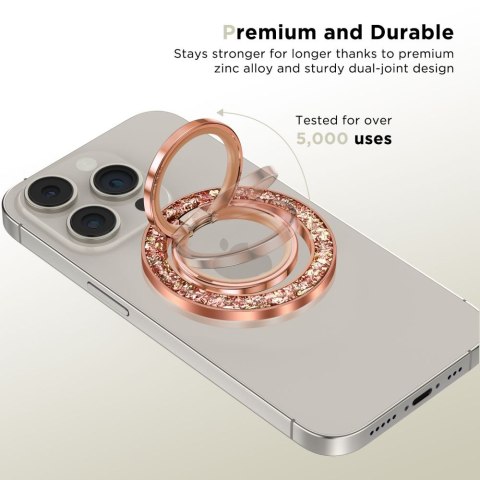 Tech-Protect MMR200 Magnetic MagSafe phone ring Różowe złoto